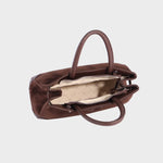Label Rose Borsa A Mano/Tracolla Mina Marrone Scuro