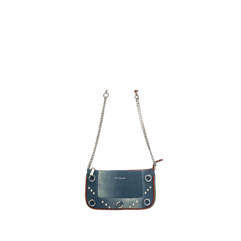 Gio Cellini Borsa A Spalla Denim FF087