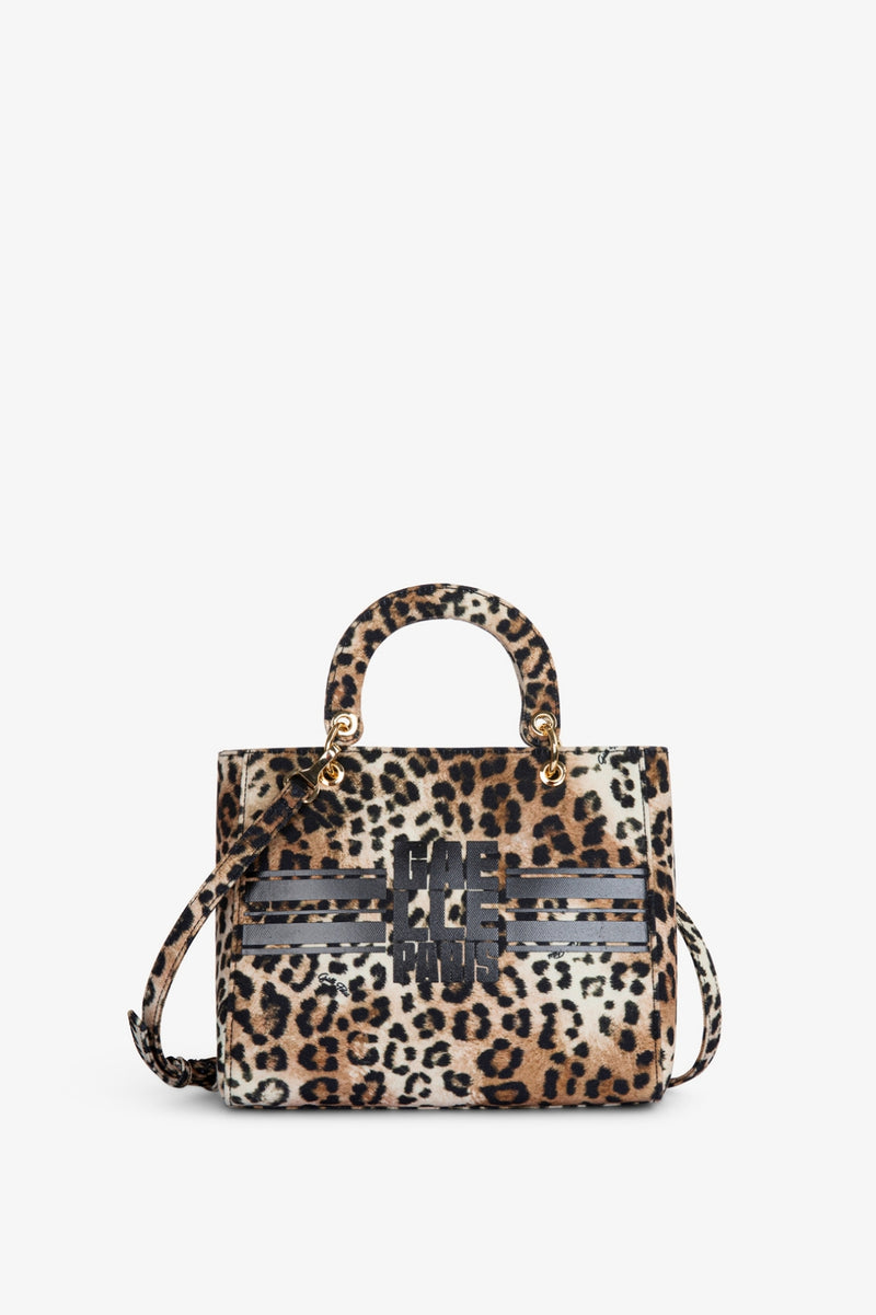 Gaelle Maxi Shopper Banda Logo Maculato GAACW03110