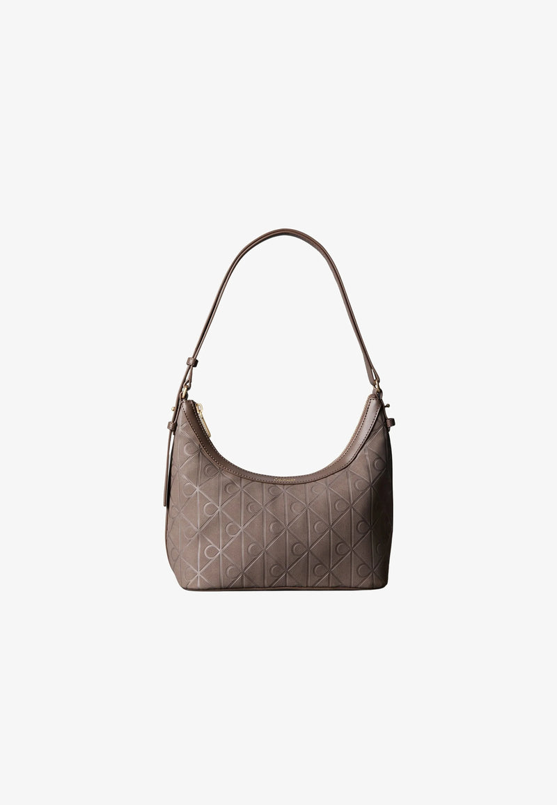 Calvin Klein Borsa A Spalla Taupe LV04F3880G