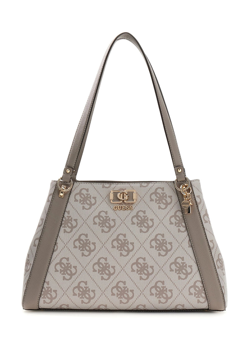 Guess Borsa A Spalla Logata Taupe OS990122