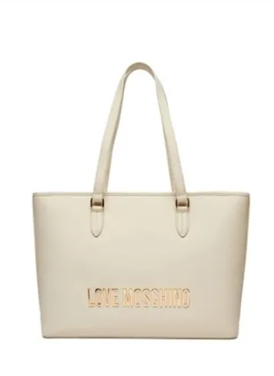 Love Moschino borsa a spalla avorio