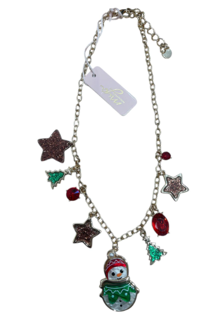 Mya Accessories Collana con Ciondoli Natalizi