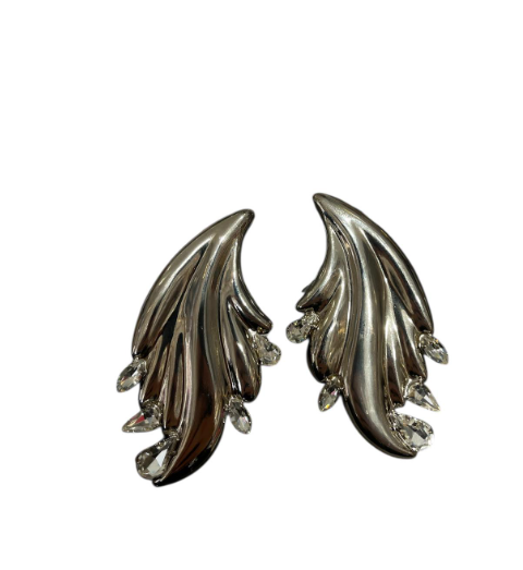 Gio Preziosi Orecchini in Argento Con Pietre Trasparenti