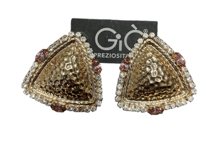 Gio Preziosi Orecchini in oro forma Triangolare