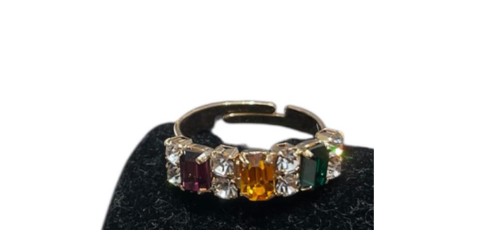 Gio Preziosi Anello con Pietre Multicolor