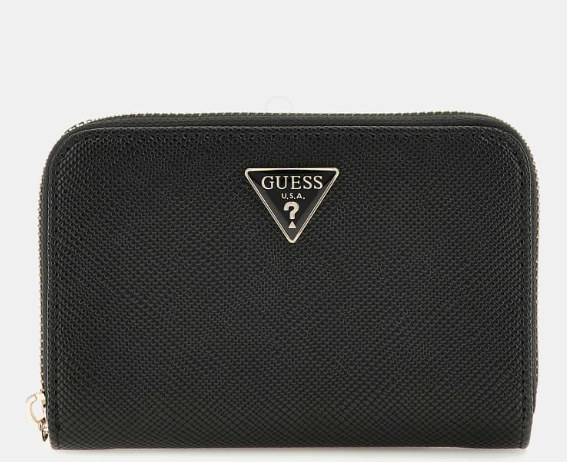 Guess Portafoglio Rosalba saffiano nero