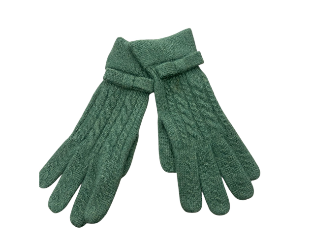 Guanti in lana Verde