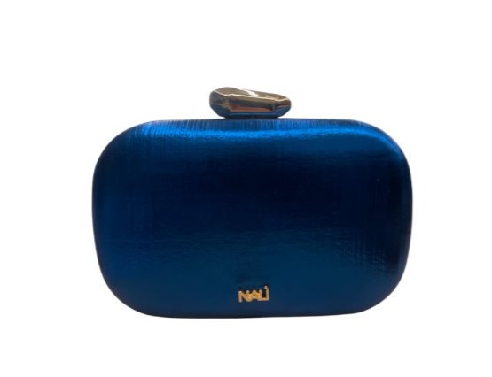 NALI POCHETTE BLU A MANO