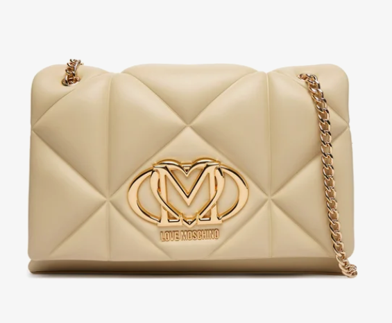 Love Moschino Borsa a Spalla/Tracolla Avorio
