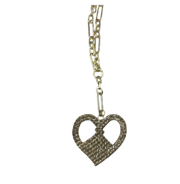 Mya Accessories Collana A Cuore Ambrato G11791