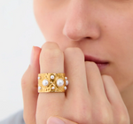 NALI ANELLO LAVORATO CON PERLE ORO EMAN0434
