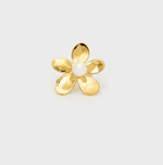 NALI ANELLO BLOSSOM CON PERLA ACC.INOS. ORO MEAN0286