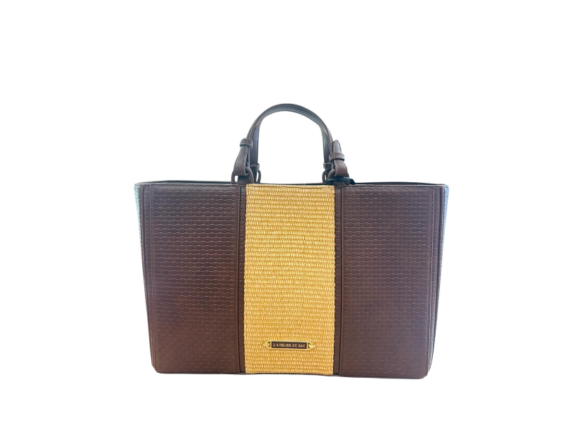 Atelier Du Sac Borsa a mano marrone 19144