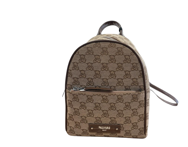 Pashbag Zaino marrone Logato 18373