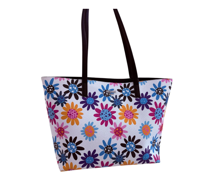 Pashbag Borsa a Spalla Floreale Nera 19619