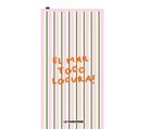Le Pandorine Telo mare con scritta colore rosa PS2635F06