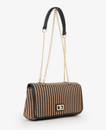 Mario Valentino Borsa a Spalla Cuoio/Nero Selene VBS9PU09