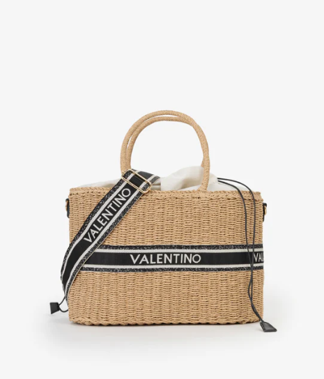 Mario Valentino Borsa a Mano/Tracolla Naturale/Nero Boho VBGA0L01