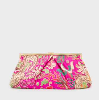 NALI POCHETTE IBIZA STAMPA FLOREALE FUCSIA GMPC0049