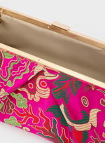 NALI POCHETTE IBIZA STAMPA FLOREALE FUCSIA GMPC0049