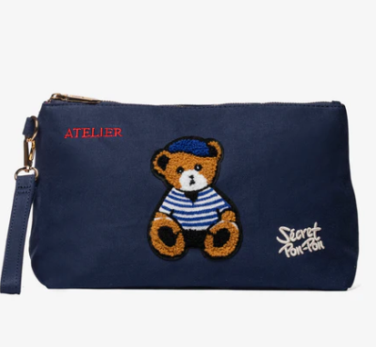 Secret Pon Pon Saint Tropez Pouch blu