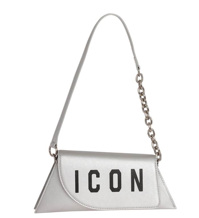 Icon Borsa a Mano/Tracolla Argento Yara Metal  ICBS06A01M