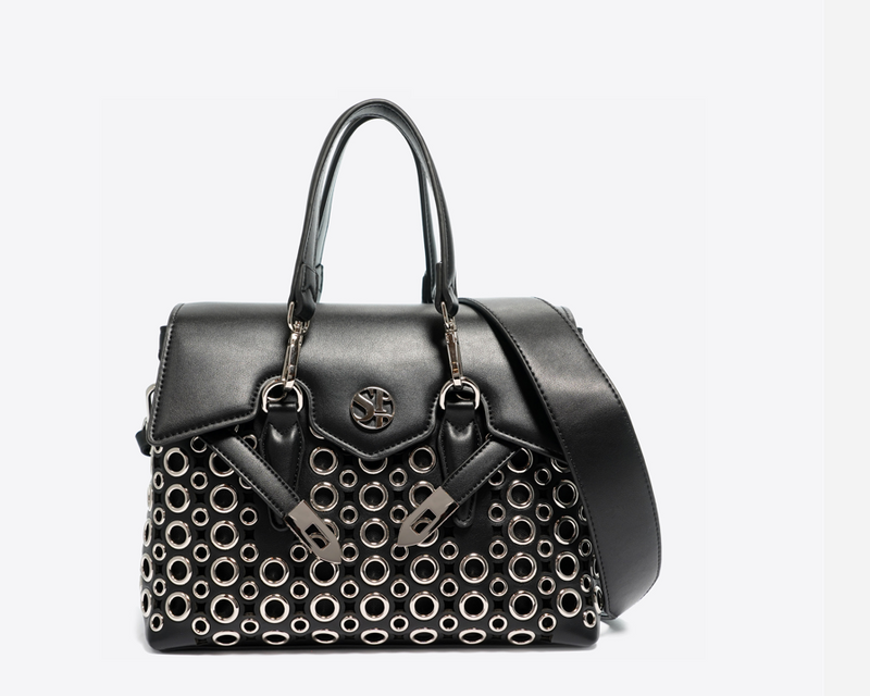 Secret Pon Pon Borsa a mano/Tracolla Quiny Hole Small Black