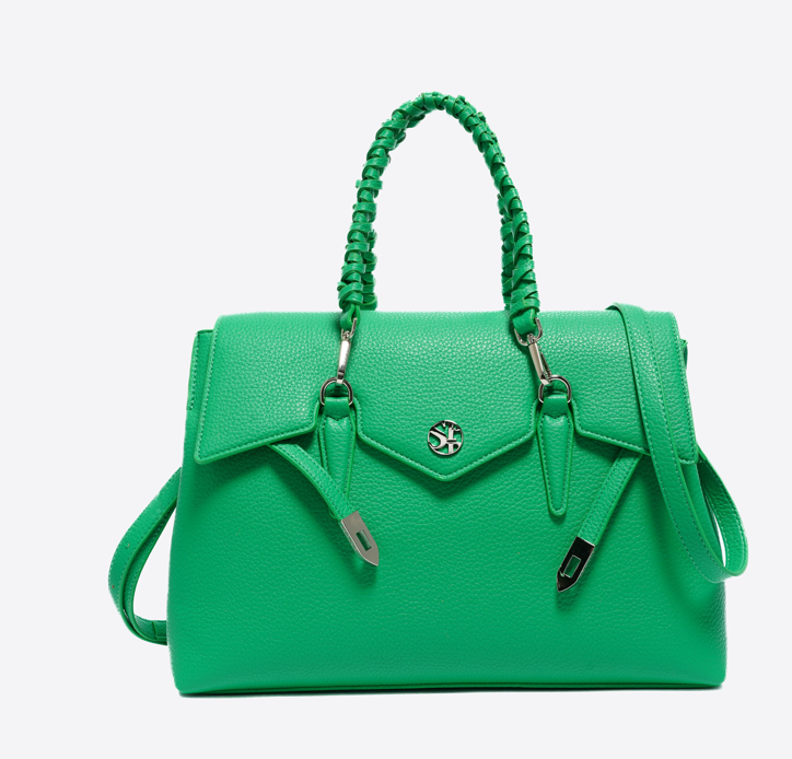 Secret Pon Pon Borsa a mano/Tracolla Quiny Large Green