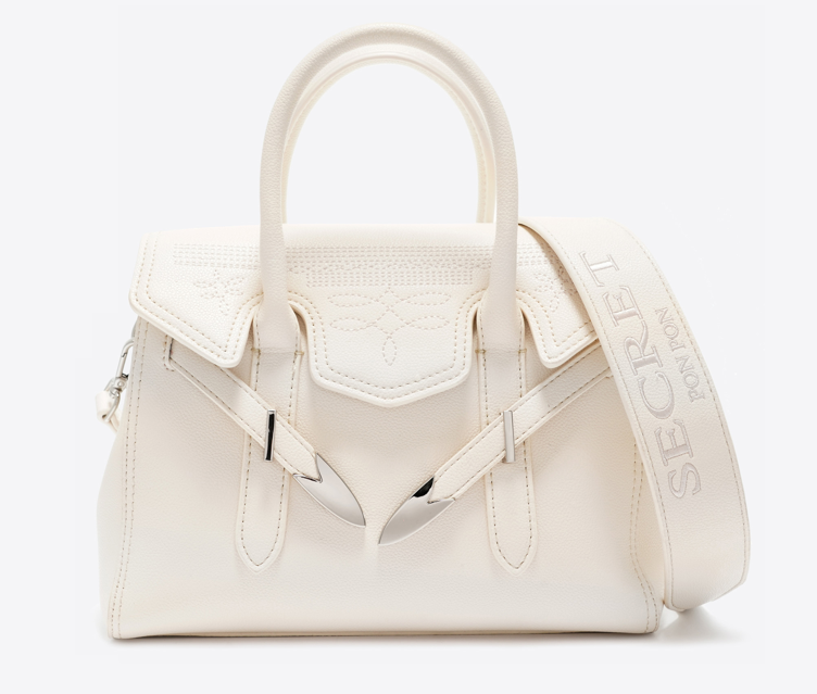 Secret Pon Pon Borsa a mano/Tracolla Yalis Rodeo Small White