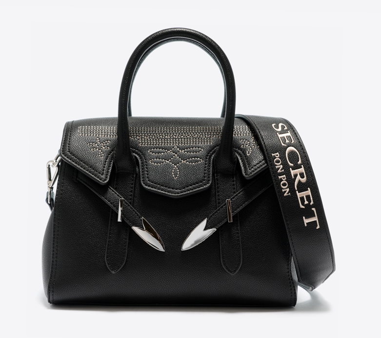 Secret Pon Pon Borsa a mano/Tracolla Yalis Rodeo Small Black
