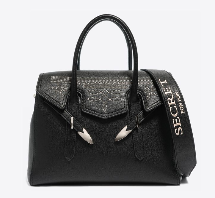 Secret Pon Pon Borsa a mano/Tracolla Yalis Rodeo Large Black