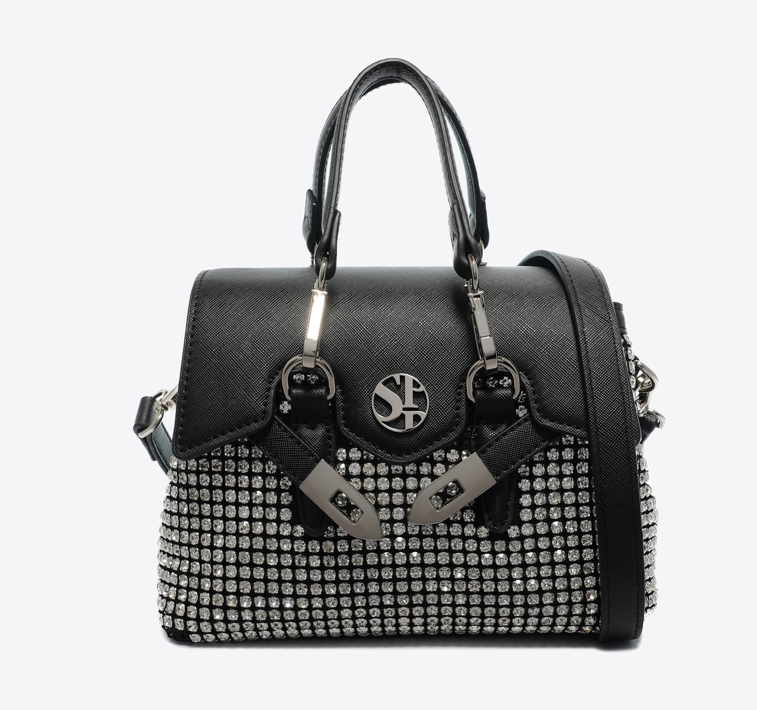 Secret Pon Pon Borsa a mano/Tracolla Quiny Twinkle Xsmall Black