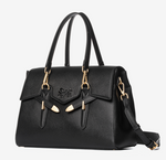 Secret Pon Pon Borsa a mano/Tracolla Yalis Grain Medium Black