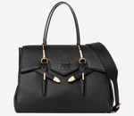 Secret Pon Pon Borsa a mano/Tracolla Yalis Grain Medium Black
