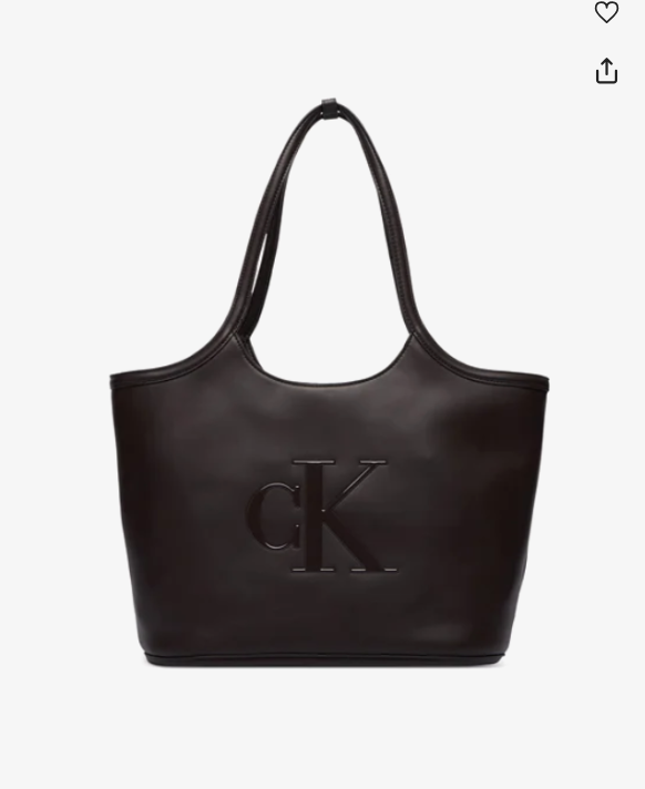 Calvin Klein Borsa A Spalla Delicioso LV04F3562G BOLD CK SHOPPER