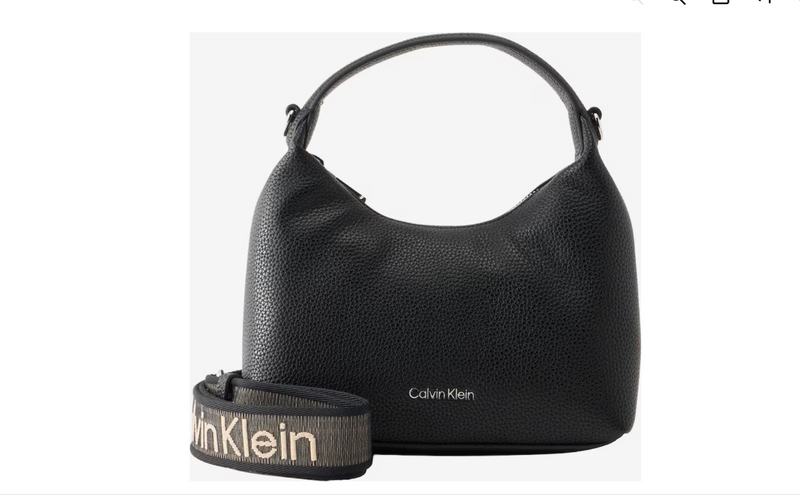 Calvin Klein Borsa A Mano/Tracolla Webbing Strap Small Bag black LV04F3892G ubi