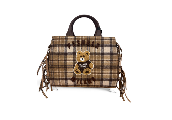 Pashbag Borsa a Mano/Tracolla 20154 Marge Shepherd Yard Beige