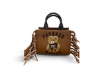 Pashbag Borsa a Mano/Tracolla 20141 Mini Marge Shepherd Teddy Suede Camel