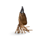 Pashbag Borsa a Mano/Tracolla 20141 Mini Marge Shepherd Teddy Suede Camel
