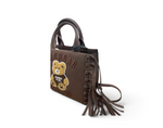 Pashbag Borsa a Mano/Tracolla 20143 Mini Marge Shepherd Suede Brown