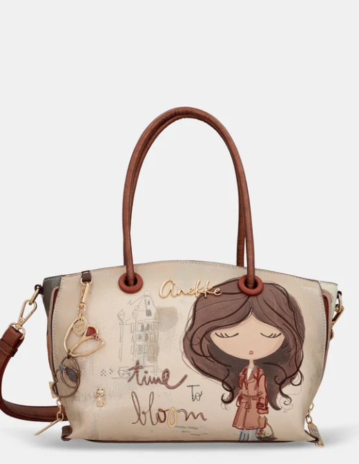Borsa con Manico Corto e Tracolla Tulip Anekke 43701-435