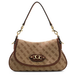 Guess  Borsa a Mano Samantha Guess Latte Logo/Brown JG231319