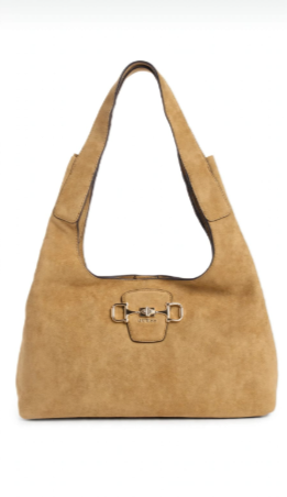 GUESS Borsa a Mano In Camoscio Sunset Color Tan SF231402
