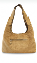 GUESS Borsa a Mano In Camoscio Sunset Color Tan SF231402