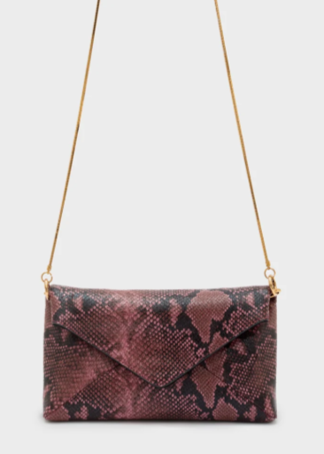 Nali' Borsa Noir Clutch Snake Rossa ARBS0052