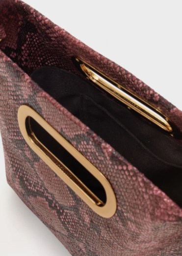 Nali' Borsa a Mano Noir + Tracolla Rosso NPBS0002