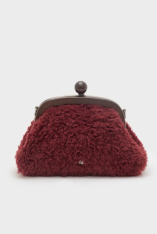 Nali' Pochette Cloud  a Mano + Catena Bordeaux LYPC0065