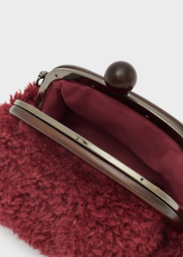 Nali' Pochette Cloud  a Mano + Catena Bordeaux LYPC0065