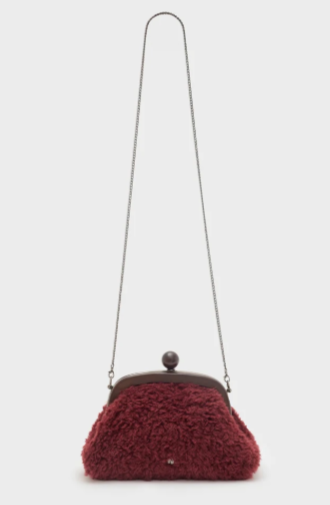 Nali' Pochette Cloud  a Mano + Catena Bordeaux LYPC0065